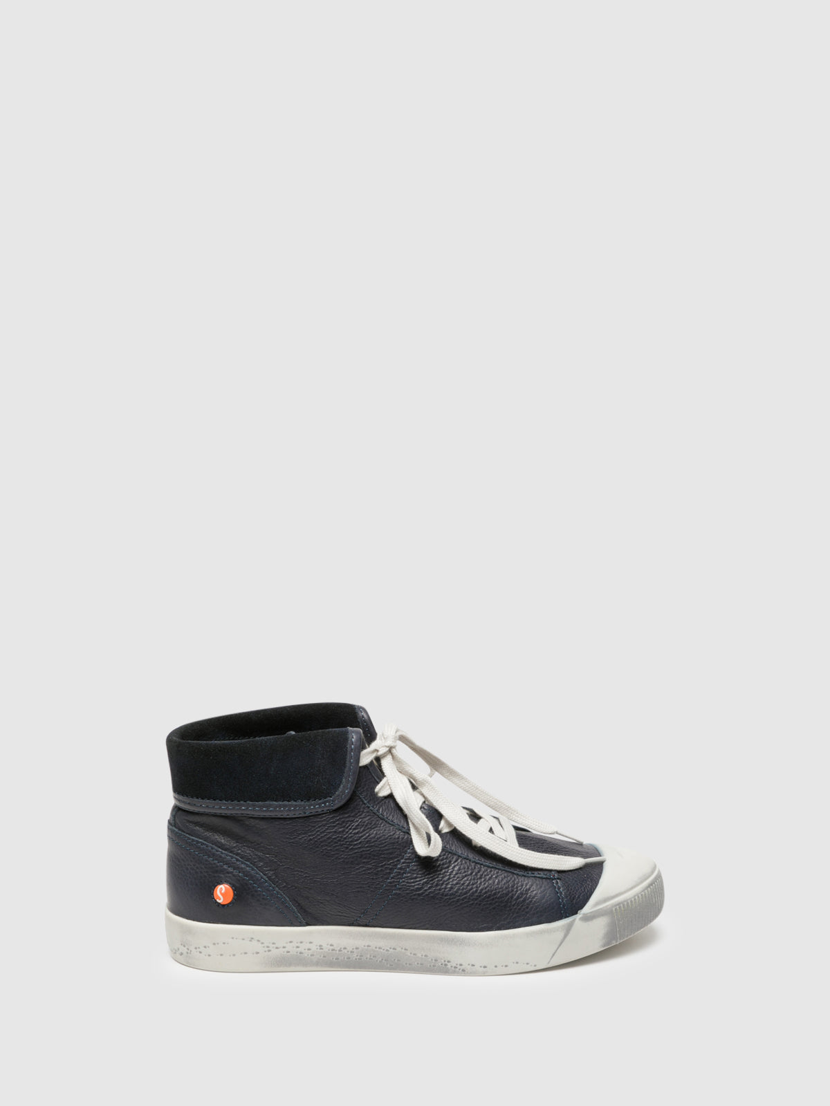 Softinos Navy Hi-Top Trainers